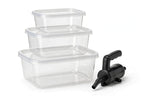 Vacuum Seal Food Storage Containers with Hand Pump