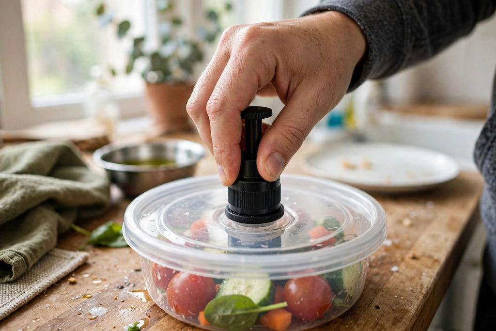Vacuum Seal Food Storage Containers with Hand Pump